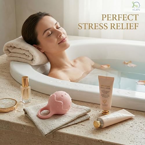 Image of KLEN Electric Massager Machine For Women Stress Relief - Full Body Pain Handheld Waterproof Wireless Portable Vibration Massage Device Relaxation & Self Use