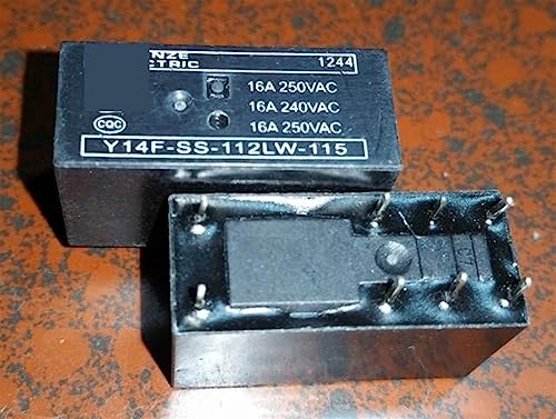 Relais électromécanique Y14F-SS-112LW-115 de puissance 16A 8 pins