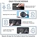 ifeolo Trampoline Patch Repair Kit 4 inch Circle On Patches | Repair Trampoline Mat Tear or Hole in a Trampoline Mat - Pack of 4