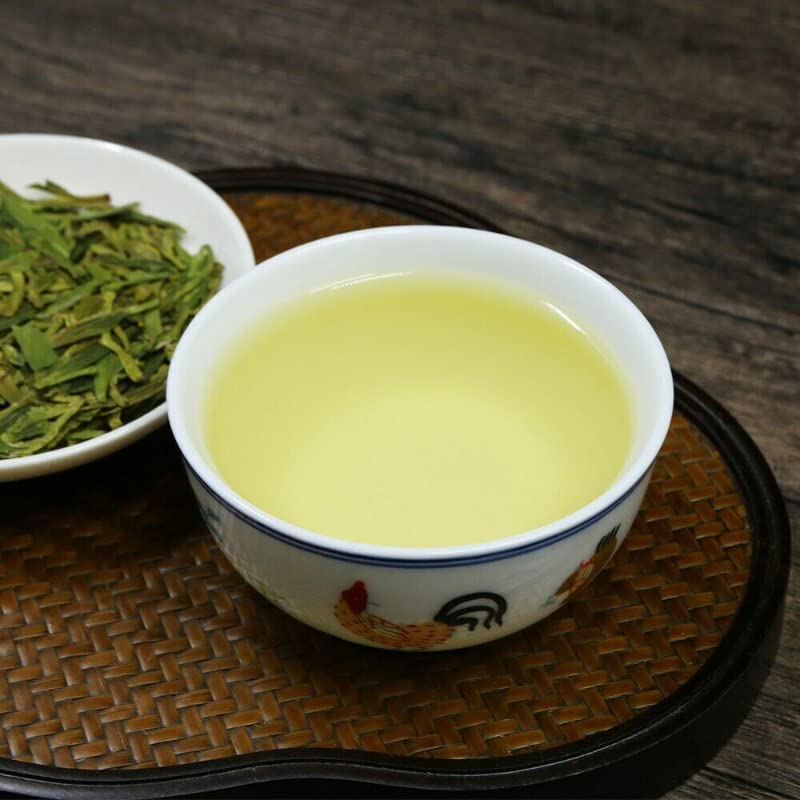 HELLOYOUNG Frischer Handgefertigter Longjing-Grüntee Aus China Natürliches Lebensmittel Ohne Zusatzstoffe Asiatisches Teegetränk (400g)