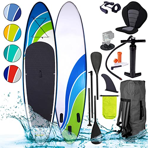 BRAST® SUP Board mit LEDs | Aufblasbares Stand up Paddling Set |...