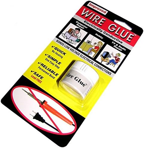 Conductive Wire Glue / Paint NO Solder Soldering Iron Gun 9ml