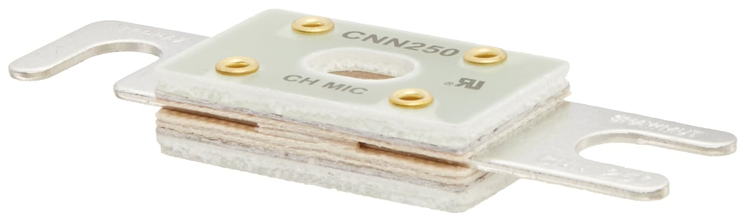 Mersen CNN GMG Forklift Truck Fuse, 130VAC/75VDC, 2.5kA AC/DC, 250 Ampere, 57/64" Diameter x 3-3/16" Length