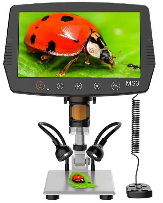 MS3 9 cali HDLCD DisplayScreen Microscopio ElectronicMonokularowy mikroskop cyfrowy z ekranem LCD do naprawy