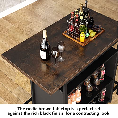 Littletreehomebarunitcabinetwithfootrestindustrial3tierliquorbartablewithstemwarerackandwinestorage Urban Country Home Decor Little tree home bar unit cabinet with footrest industrial 3 tier liquor bar table with stemware rack and wine storage urban country home decor