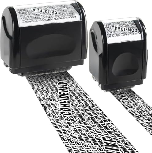 TAKOO Privacy Protection Security Roller Stamp-Address...
