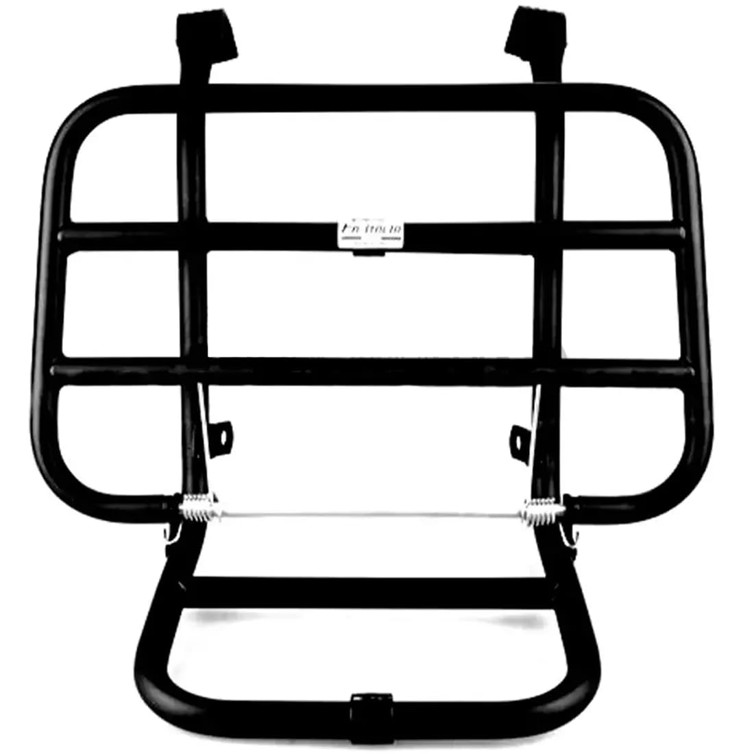 Portapacchi Porta Pacchi Nero Compatibile PX PE 125 150 200 Anteriore Gambe Corte -A9162