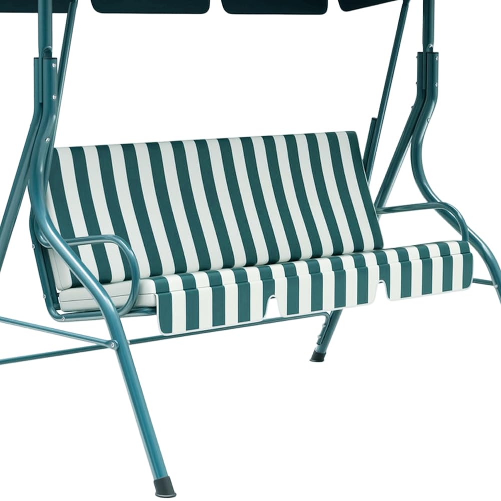 GORGECRAFT 150 * 50 * 10cm Swing Seat Cover Replacement Swing Chair Bench Cover Stripes Patio Garden Swing Seat Covers 600D Thickened Oxford Cloth Waterproof Porch Swings Cushion for Outdoor Yard โ image 1
