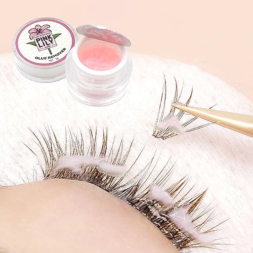 Eyelash Extension Remover Cream, Professional Eye Lash Glue Removal Cream Low Irritation Fast Acting Removing Glue Cream for Sensitive Lash Cleanser Eye Makeup - Image 5