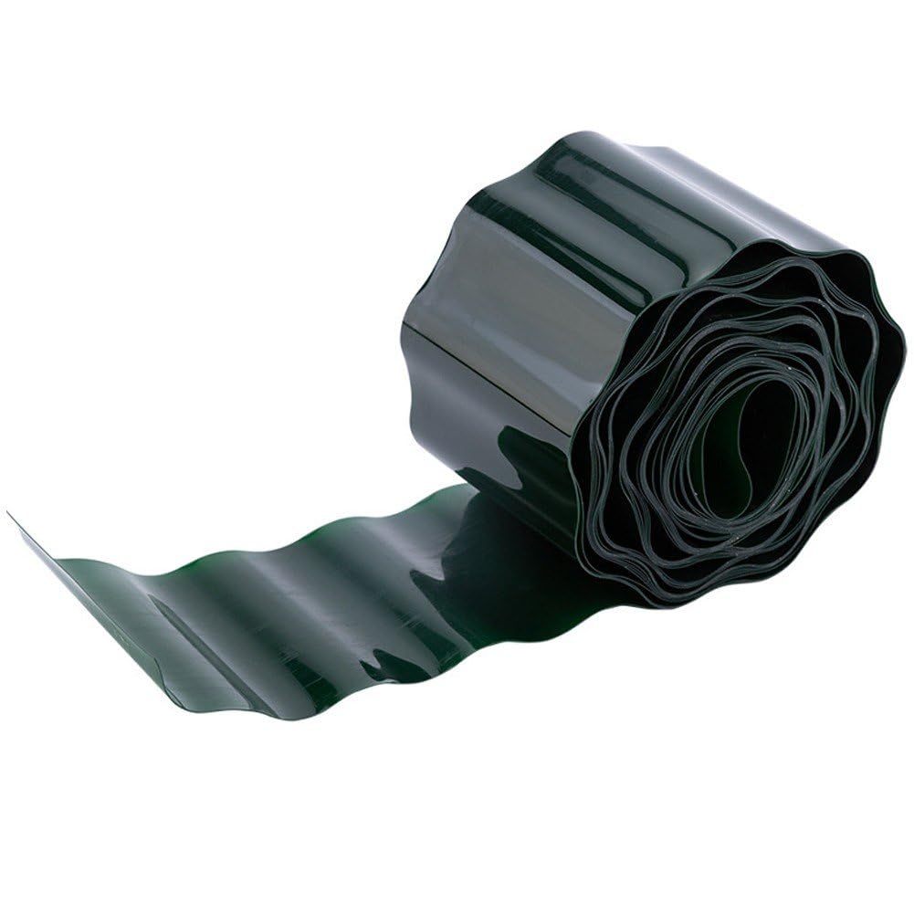 Clôture de bordure de pelouse de jardin 10cm flexible en plastique