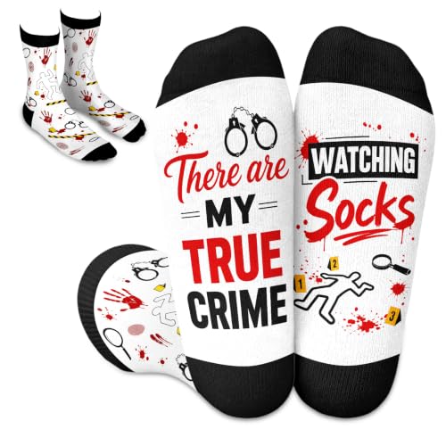 True Crime Spooky Basket Socks