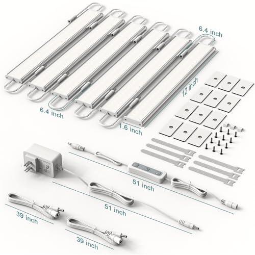 Image of Under Cabinet Plug in 4000K 6 Pack 12 inch