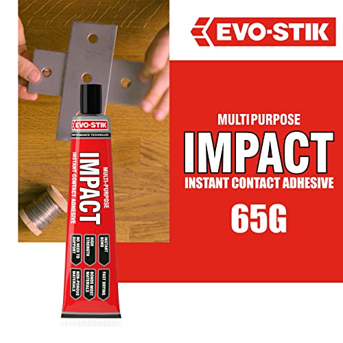 EVOSTIK Impact Adhesive, Multipurpose, HighStrength Adhesive, Bonds Instantly on Contact, Fast