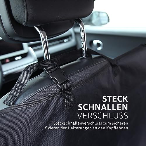 Bestlivings Autoschondecke für den Rücksitz, rutschfeste Hundedecke für Auto Rückbank und Kofferraum, für Auto, SUV, Van geeignet