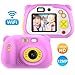 Produktbild Lightswim Digitale Kamera für Kinder Robuste HD Kinderkamera 2,0 Zoll Farbdisplay 1200 Megapixel 1080p Videokamera mit 16 GB Speicherkarte und USB Kabel (Pink)