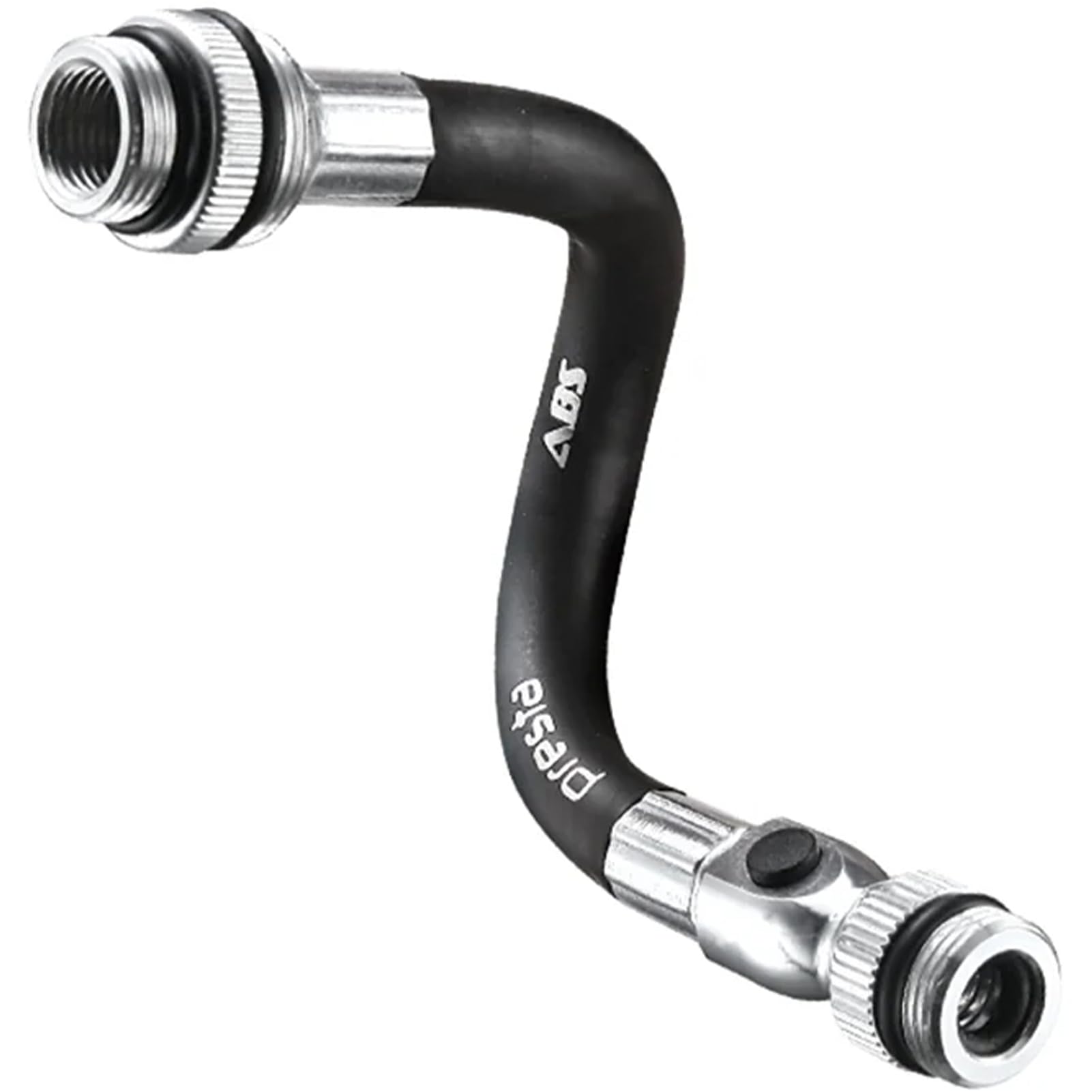 ABS Flex Hose for Bike Hand Pumps | Versatile Replacement Part with Reversible Presta Thr…