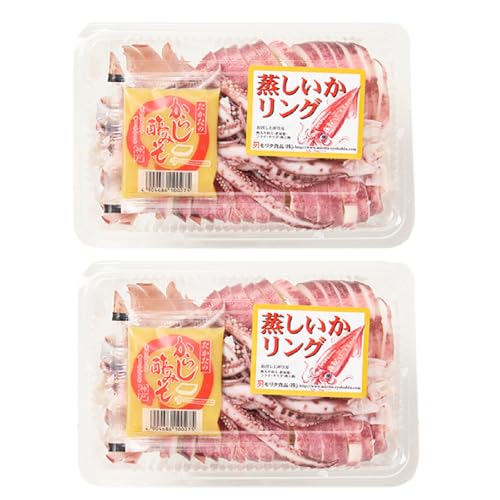 蒸しイカリング 400g (1パック約200g×2パック) モリタ食品 10-21