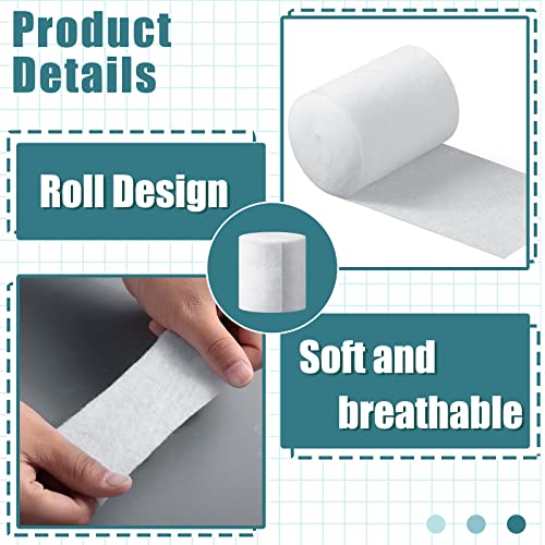 6 Rolls Cast Padding Soft Individual Pack Padding Use With Plaster Cloth Gauze Bandage For Halloween Wrap Bandage Art Projects, Body Casts, Mask Making, Hobby Craft (2 Inch X 8.8 Ft) #TOP3