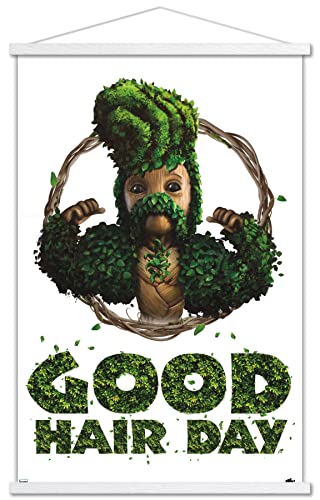 Poster Groot Marvel Good Hair Day idée cadeau anniversaire geek