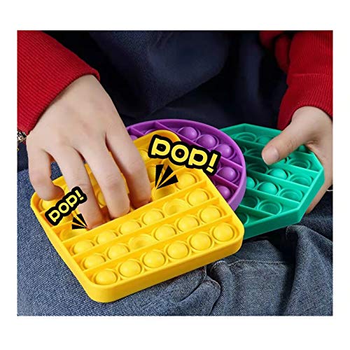 Pop It Brinquedos pais-filhos para Colorido adultos e crianças - Brinquedo Sensorial Anti Stress e A