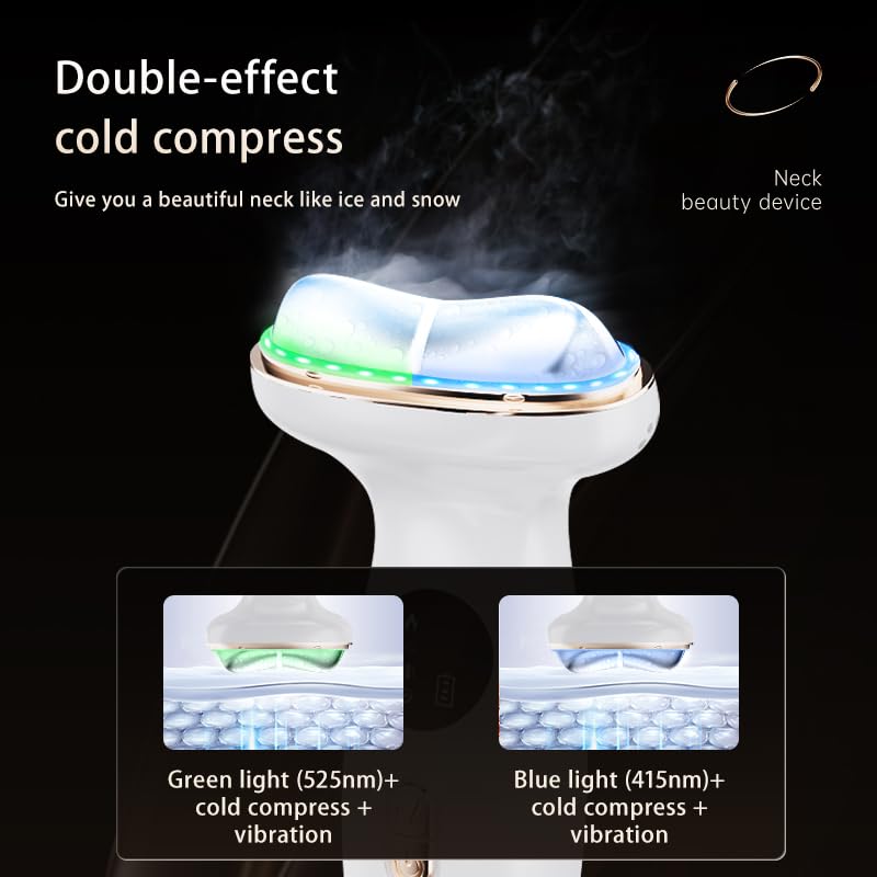 Hot & Cold Electric Gua Sha, 7-in-1 LED Microcurrent Facial Device