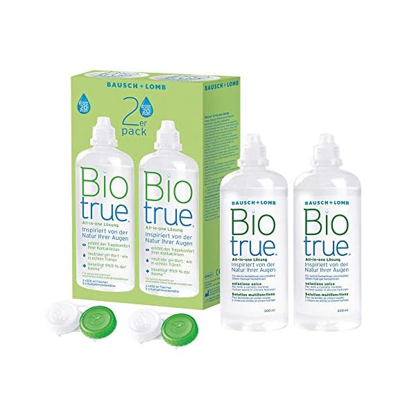 Bausch + Lomb Biotrue Kontaktlinsen-Pflegemittel Kombilösung weiche Kontaktlinsen, 2 x 300 ml – Bild 8