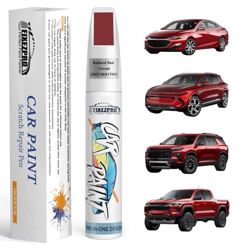Image of Radiant Red Tricoat(GNT /WA170H) Touch Up Paint for Chevrolet, Car Paint Scratch Repair Remover Pen Color Exact Match, Quick and Easy Fix Automotive Chips and Nicks Scuff