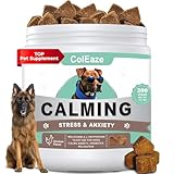 ColEaze Calming Chews for Dogs Puppy Dog Calming Chews, Help Manage Stress and Promote Relaxation Sleep Aid Calm Dog from Noise, Thunder, Barking, Separation, Small Medium Large & All Breeds