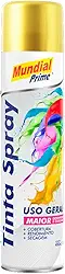 Tinta Spray Metalica 400ml, MUNDIAL PRIME, Dourado, AE01000060