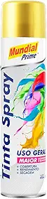 Tinta Spray Metalica 400ml, MUNDIAL PRIME, Dourado, AE01000060