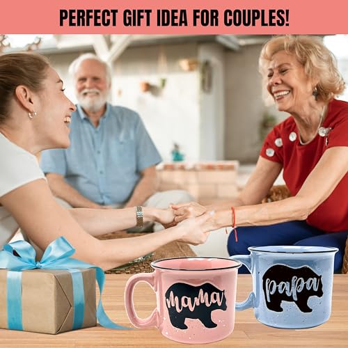 Set de 2 Mugs Mama y Papa Bear 14 oz miniatura 2