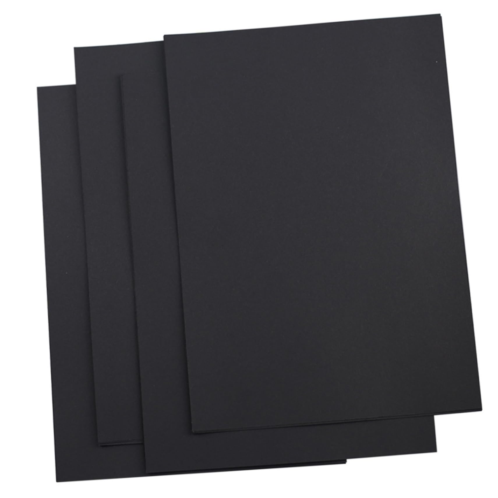 Hohopeti Papier Cartonné Noir A4 100g/m², 100 Feuilles, Surface Lisse, Facile à Couper Écrire, pour Scrapbooking DIY et Cartes de Noël