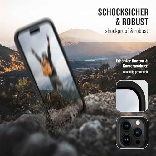 Coque iPhone 15 Pro Max antichoc robuste avec béquille arrière TPU