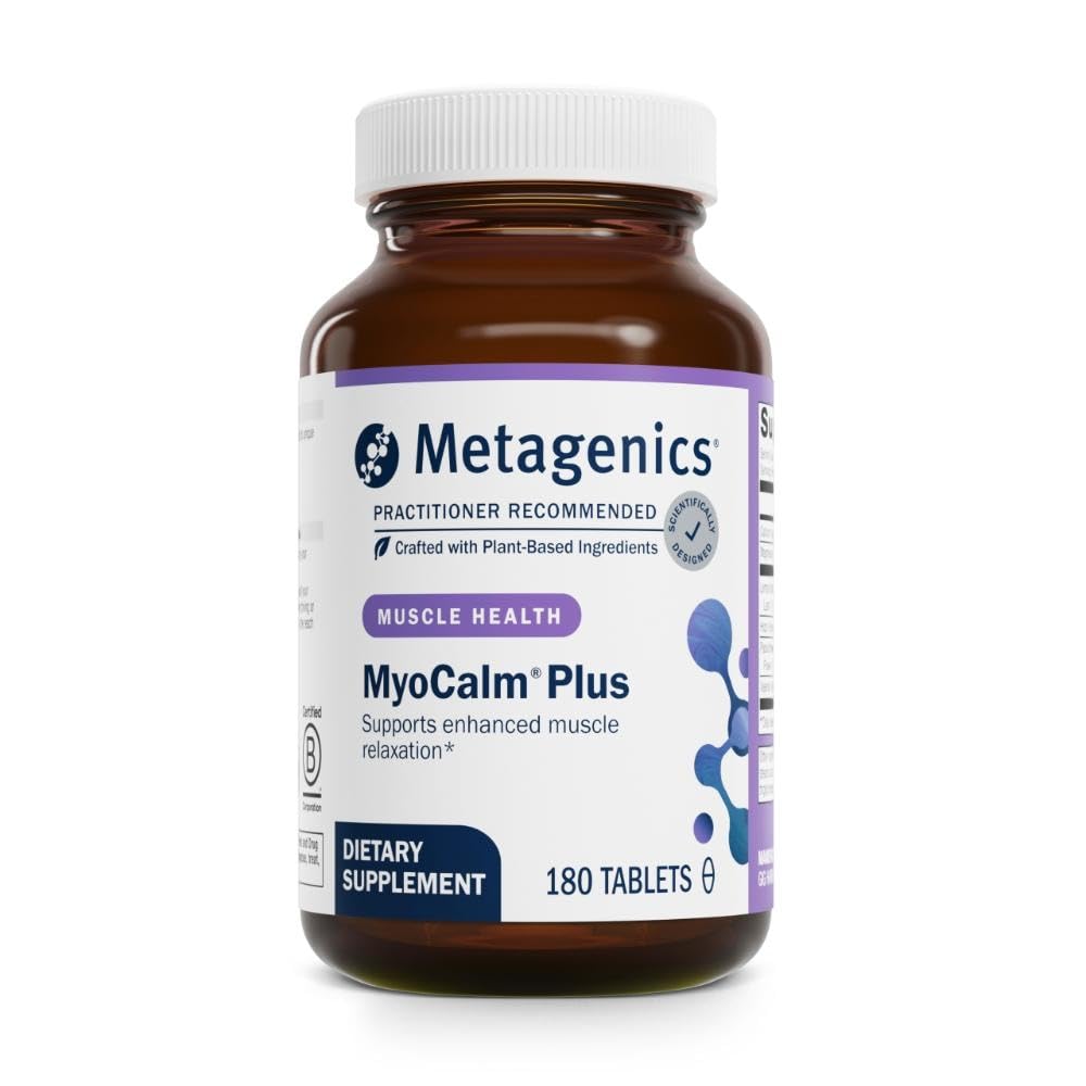 Metagenics MyoCalm Plus Magnesium & Valerian, Muscle Comfort, 60 Tabs — Amazon image 2