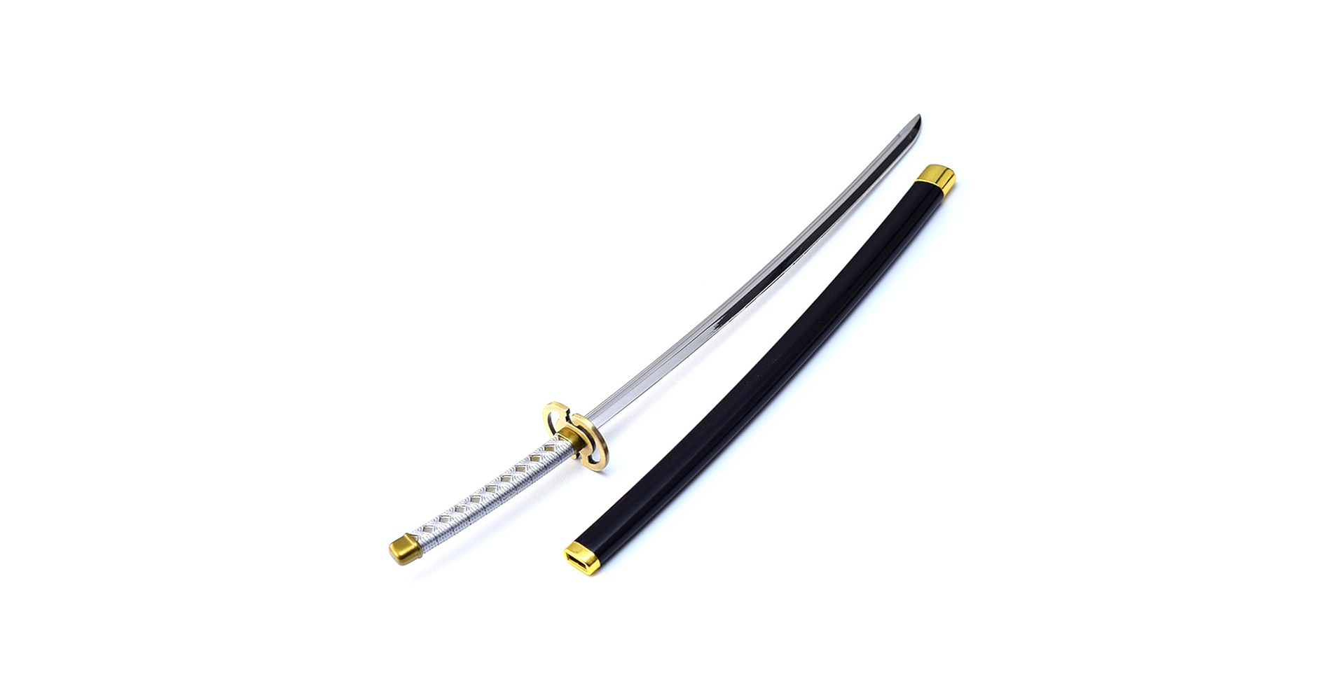 珍品骨董 本物鮫皮 ミニチュア刀剣 台座付き ペーパーナイフ 51KkcQJFkxL.jpg_BO30,255,255,