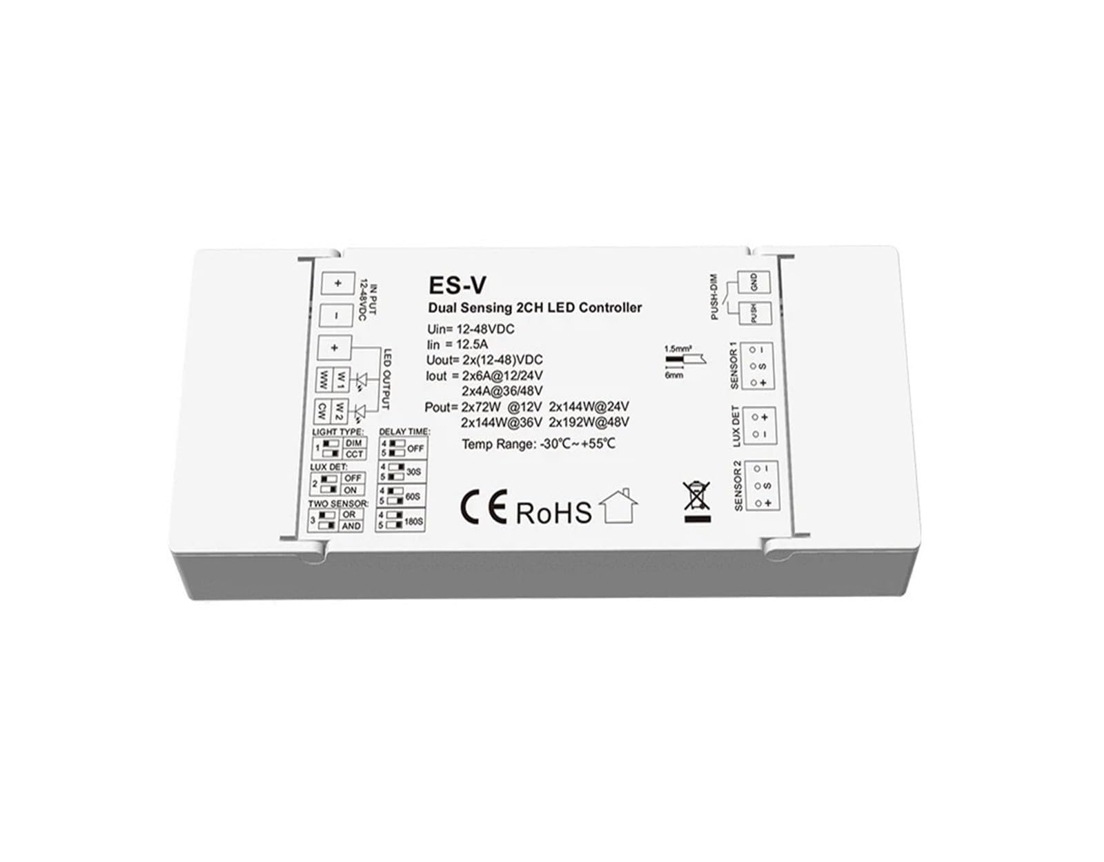 Variateur LED pour ruban CCT résolvant le balisage automatique d'escalier - 7