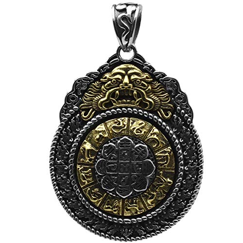 Collier en argent S925 Jiugong Gossip, un bijou créatif d'exception