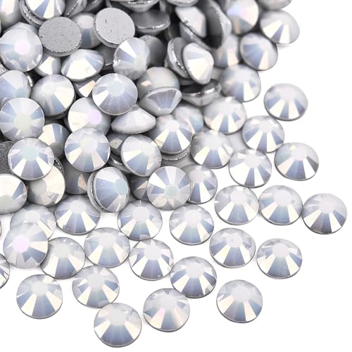 Image of 1440Pieces SS10 /2.7-2.9mm Flat Back Crystal Rhinestones Round Gems for Nail Art,Starlight White