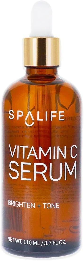 Spa Life Face Serum: Brightening and Tone Vitamin C Serum 110 ML (3.7 oz)