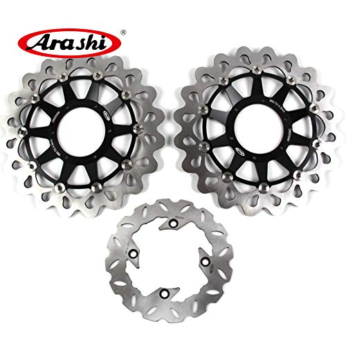 Arashi Front Rear Wheel Rims and Brake Disc Rotors for HONDA CBR1000RR 2006-2016 Motorcycle Replacement Accessories CBR 1000 CBR1000 RR 1000RR 1000CC Red 2007 2008 2009 2010 2011 2012 2013 2014 2015 - Thumbnail 6