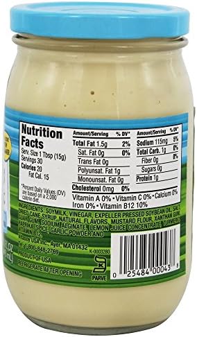 Nasoya Foods Nayonaise Light 15 oz. Vegan
