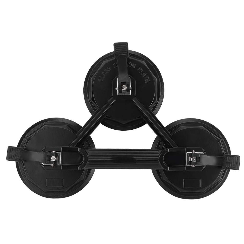 Glass Suction Cups，Glass Puller 3 Claws Strong Non-Slip Glass Lifter Glass Suction Cup Wear-Resistant for Facotry Ceramic Tiles