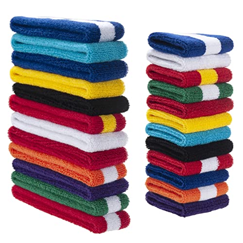 ONUPGO Kids Sweatbands Toddler Headband Wristband Set - Athletic Cotton Baby Sweat Band for Kids Youth Baby (1 Headband + 2 Wristbands)4