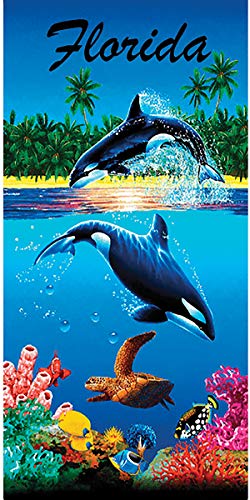 GiftsNBeyond Orca Paradise 30X60 Florida Beach Towel