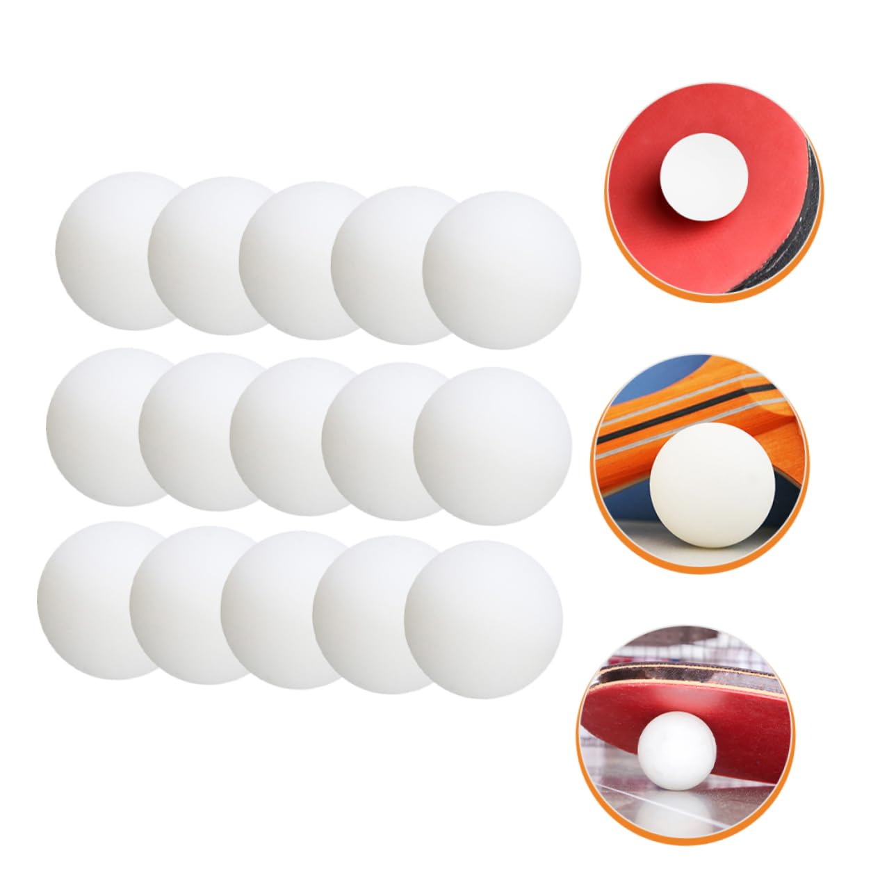 Toyvian 100 Piezas Balones De Ping Pong para Entrenamiento Avanzado De Práctica Balones De Ping Pong para Uso Escuela Gimnasio De Tenis De Mesa