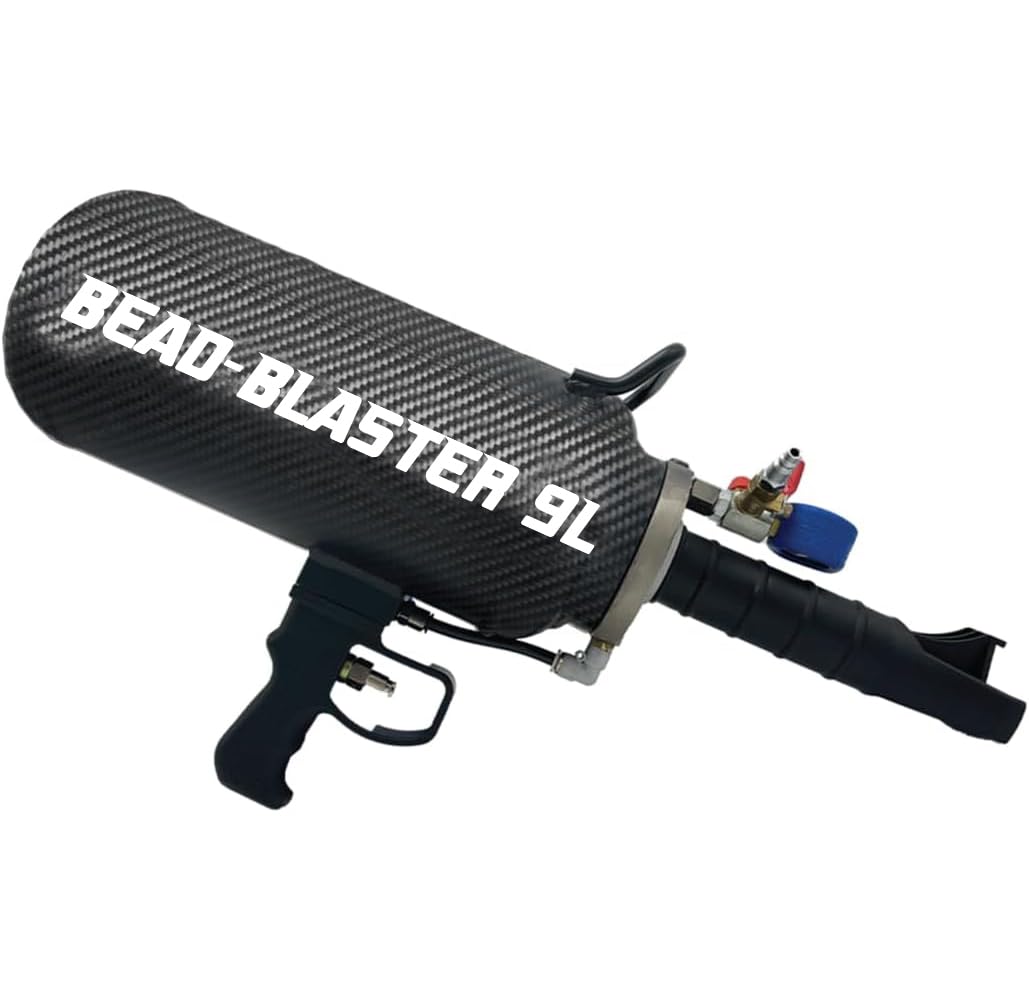 LAUCO Handheld Tire Bead Seater - Professional Automotive Tools, Carbon Fiber Bead Seater Blaster Tool with Rapid Air Release, Tire Inflator for Cars, Trucks, Commercial Vehicles (9 Liter)
