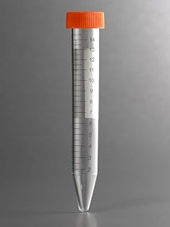 Corning 430791 Polypropylene Centrifuge Tube with CentriStar Cap, Clear, Sterile, 15ml Capacity, Bulk Packed (Case of 500)