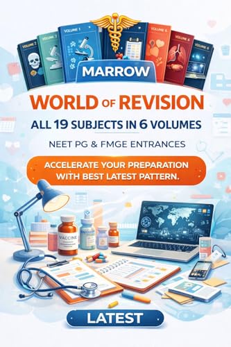 Image of World of Revision M 9.0 | Complete 19 Subjects in 6 Vol | Edition 9.0 | Spiral Bound + HD Print 2026-27 (Marrow World Of Revision)