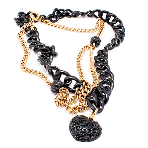 Folli Follie Women's Necklace, Stainless Steel, Pink, 35 cm (Reference: 4N0T096RK)