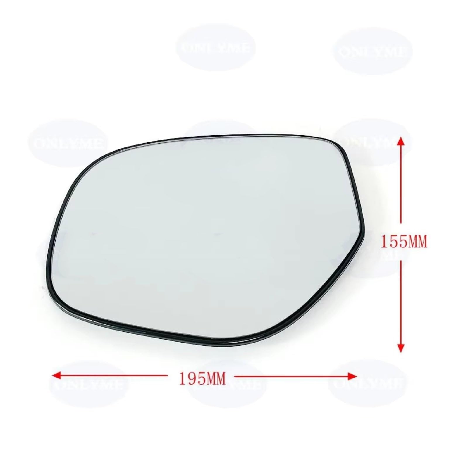 Beheiztes Spiegelglas kompatibel mit Mitsubishi für Outlander 2012–2021 beheizter toter Winkel Auto-Spiegelglas-Ersatz ​​Seitenspiegel Glas​(Blind spot R)